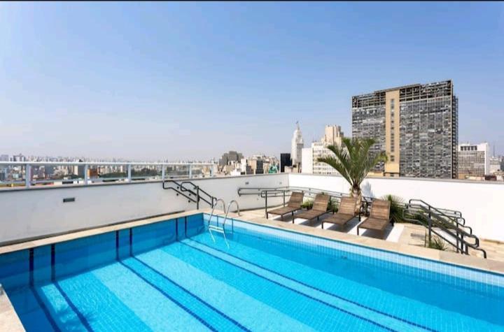 Studio Flex Com Garagem E Piscina No Centro De Sp São Paulo Extérieur photo