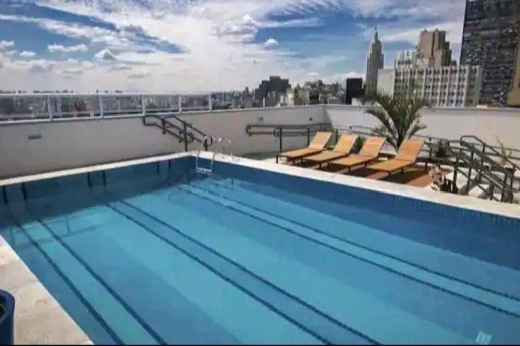 Studio Flex Com Garagem E Piscina No Centro De Sp São Paulo Extérieur photo